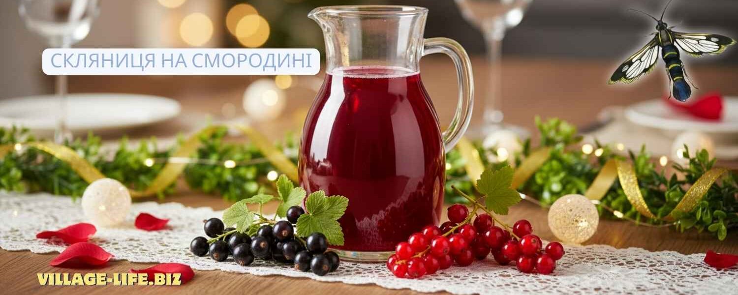 Скляниця на смородині