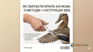 Як правильно обрізати крила качкам і індокачкам: інструкція