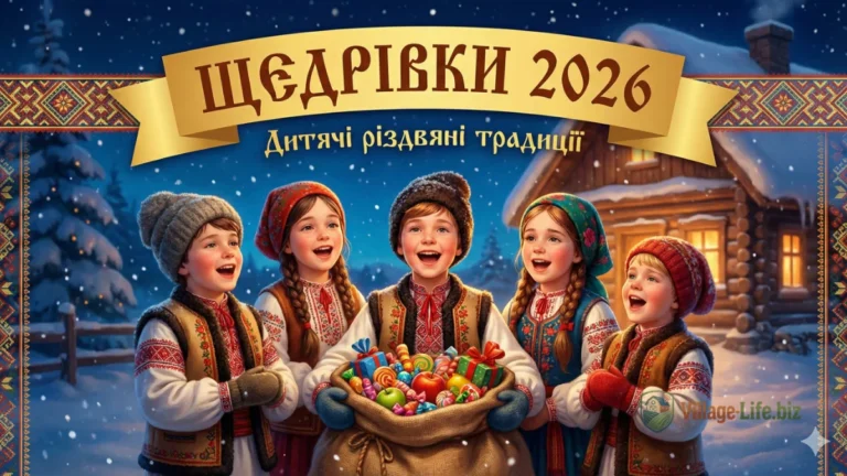 Дитячі щедрівки 2026: 7 коротких вірші для дітей 3-7 років та батьків