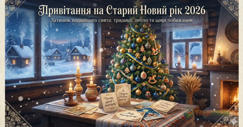 Привітання на Старий Новий рік 2026