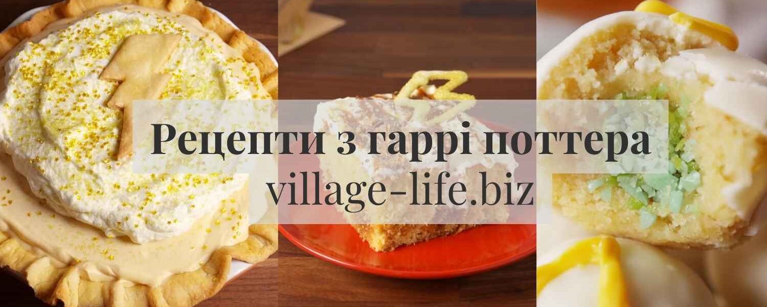 Рецепти з гаррі поттера