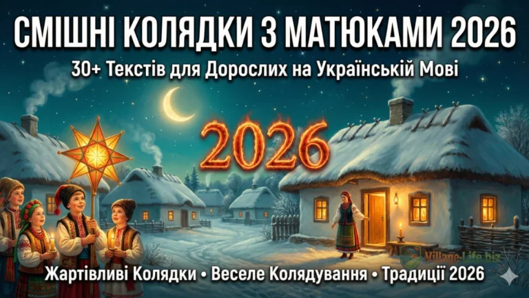 Смішні колядки для дорослих 2027: з матюками і без мату