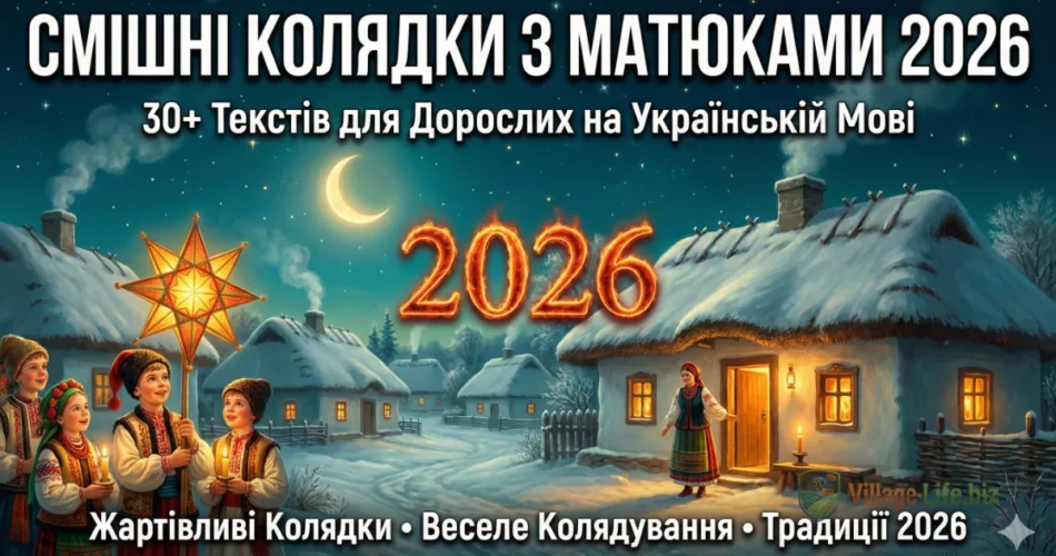 Смішні Колядки з Матюками 2026