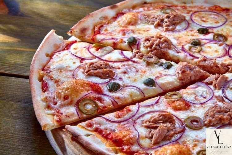 Начинки для піци - З тунцем, помідорами та моцарелою