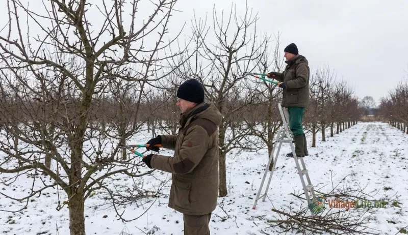 Обрізка яблуні та груші