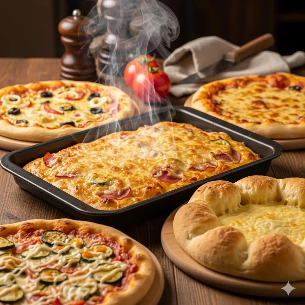 Піца на майонезі і сметані в духовці