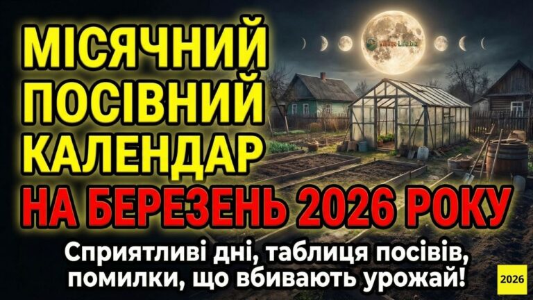 Посівний календар на березень 2026: як я врятував свій урожай, дотримуючись місячних фаз