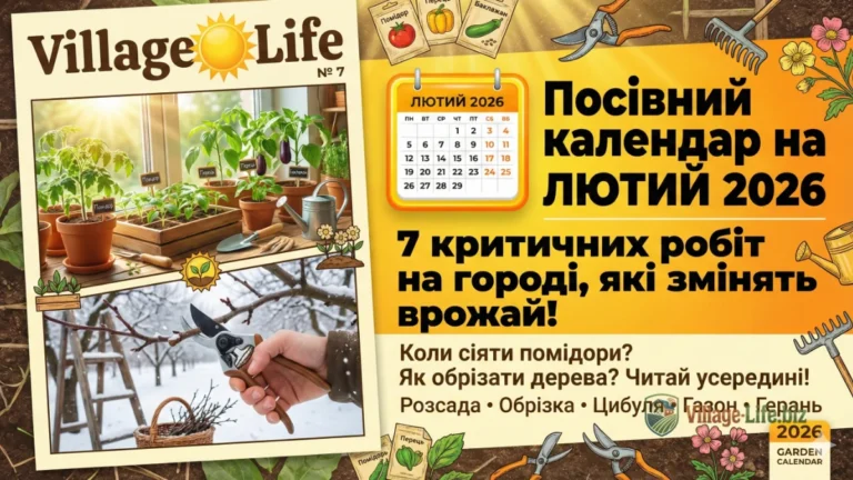 Посівний календар на лютий 2026: 7 критичних робіт на городі, які змінять врожай 🌱