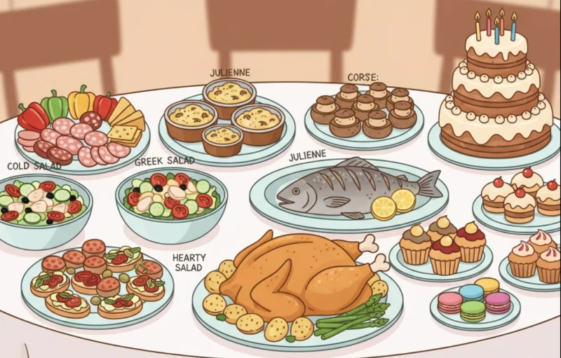 меню на святковий стіл