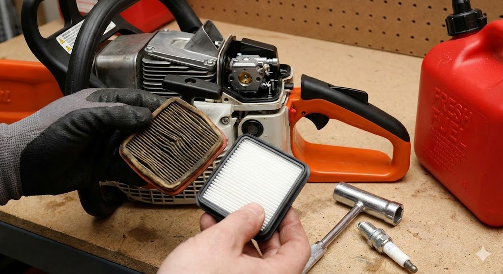 Очистіть повітряний фільтр