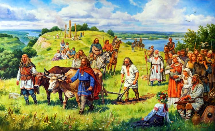 Селяни продовжували жити за общинним ладом, але також платили податки князю та церкві