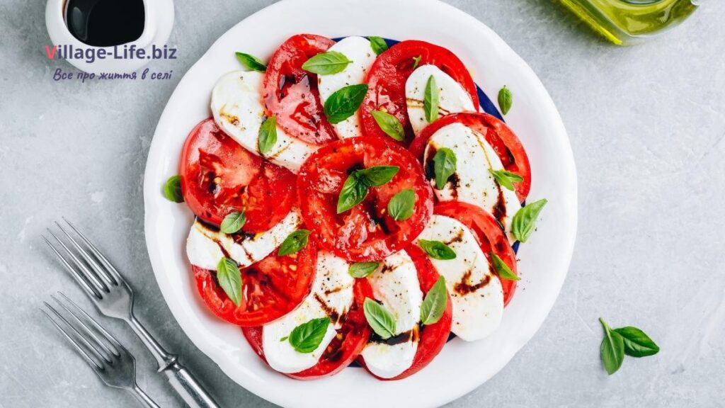 Салат із томатами та бринзою - легкі рецепти за 5 хвилин
