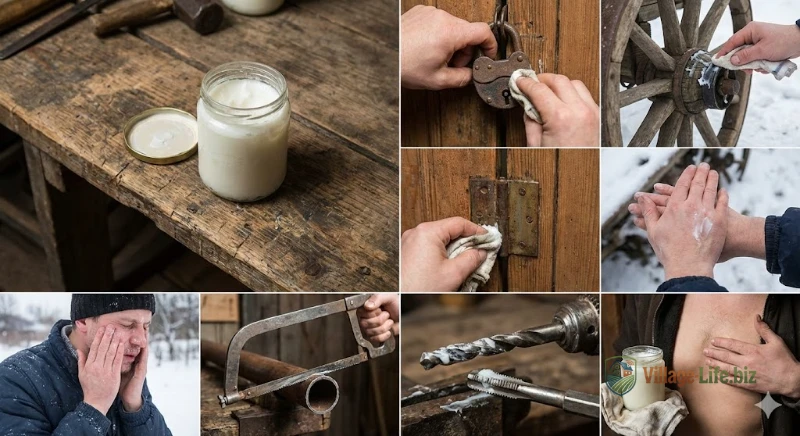 Застосування смальцю для змащування інструментів