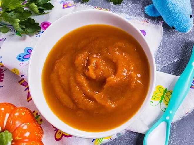 Ніжне овочеве пюре (Гарбуз + Морква)