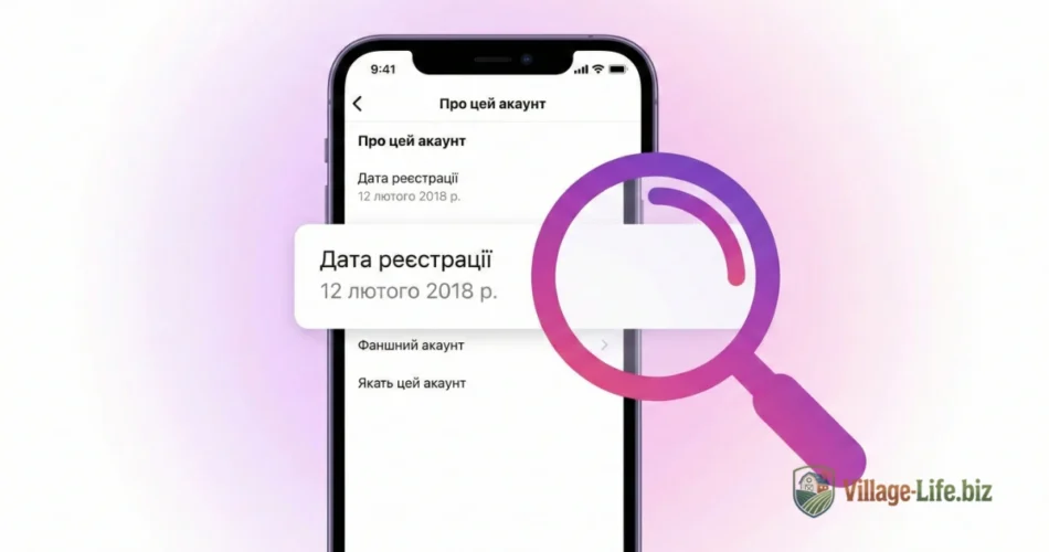 Як дізнатися дату створення чужого акаунта в Інстаграм