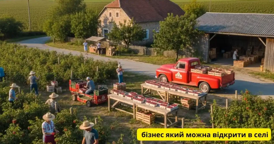 який бізнес можна відкрити в селі