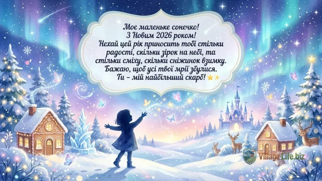 Привітання з Новим роком своїми словами - для дітей