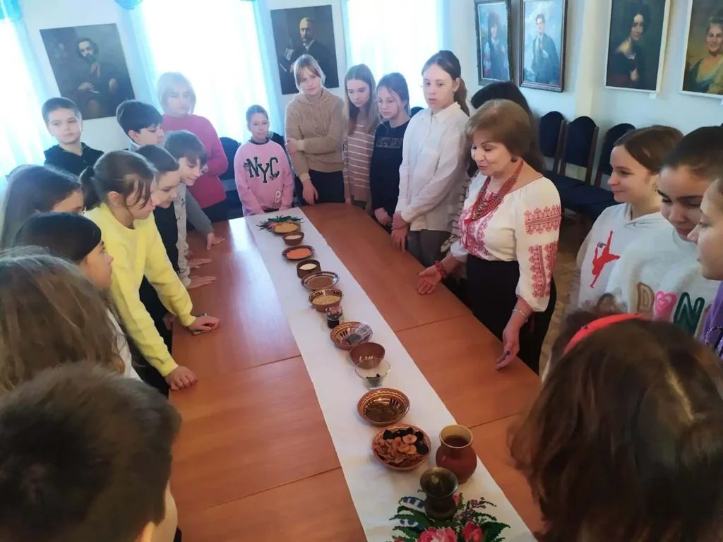 Різдвяні традиції Полісся, Волині, в родині Косачів