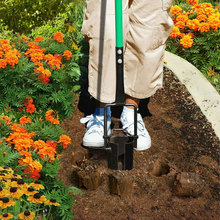 сталевий садовий інструмент для копання, відбору проб ґрунту, пересадки, посадки квітів