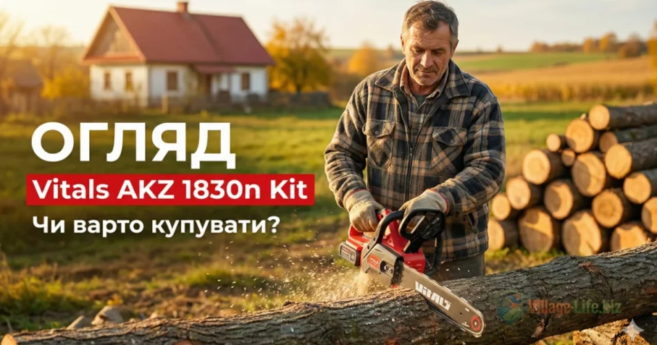 Акумуляторна пила Vitals AKZ 1830n Kit