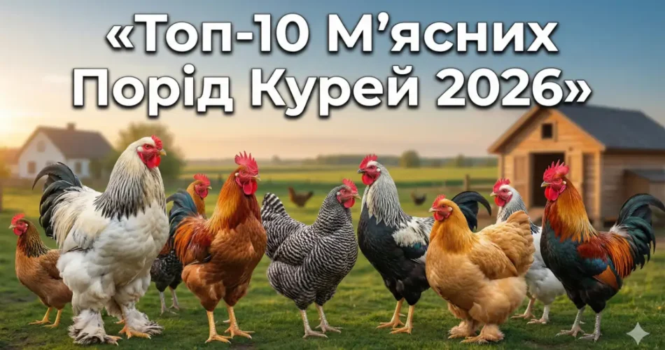 м'ясні породи курей