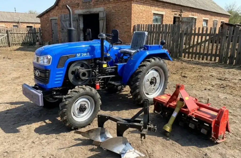 плуг і фреза для мінітрактора 24 к.с.