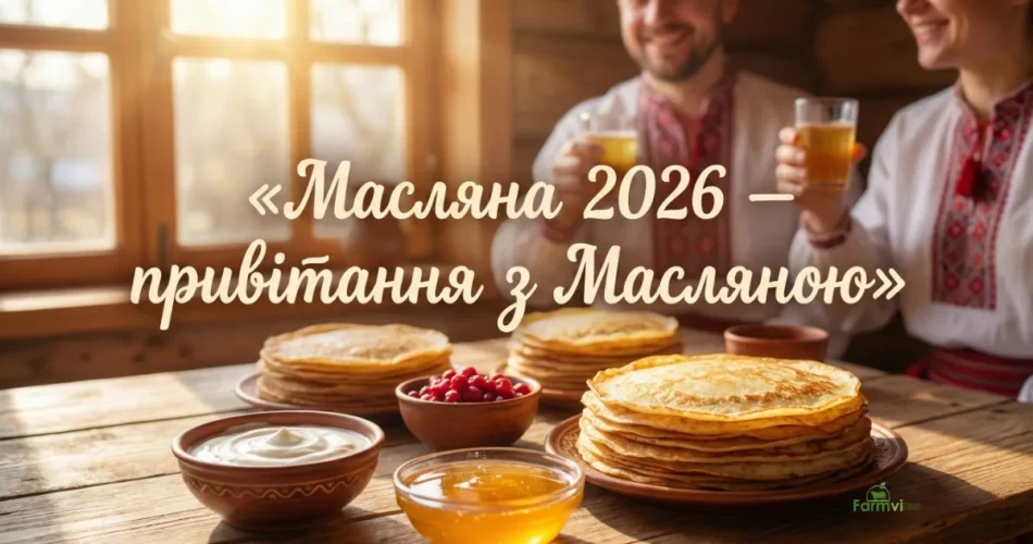 привітання з масляною 2026